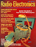 Radio Electronics Magazine cover with the Mark 8 kit computer